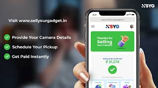 Best Place to Sell Used Camera for Instant Cash - Sell Your Gadget (SYG)