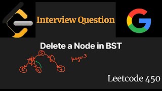 Delete Node in a BST - Leetcode 450 - DSA in Python - DSA in Telugu