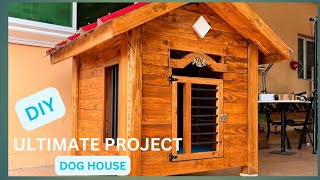 HOW TO BUILD A DOGHOUSE/DIY DOGHOUSE #@Klazvince #woodworking#dogs