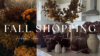 FALL DECOR SHOPPING 2026  I  Target , Hobby Lobby & Trader Joes I Christmas sneak peek + GIVEAWAY !!
