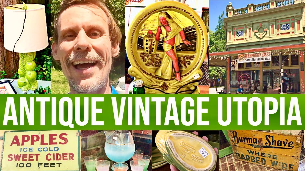 AMAZING ANTIQUE TOWN | VALUABLE VINTAGE SHOPPING FOR RESALE