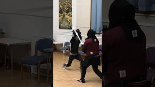 An Aggressive But Neutral Exchange- No Hits Either Way, All Parried