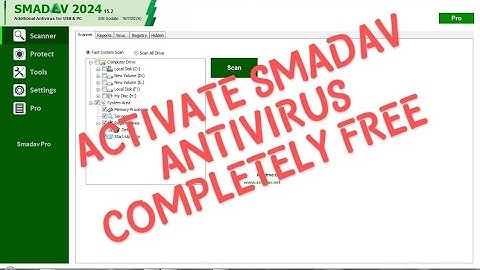 HOW TO ACTIVATE/REGISTER SMADAV ANTIVIRUS COMPLETELY FREE