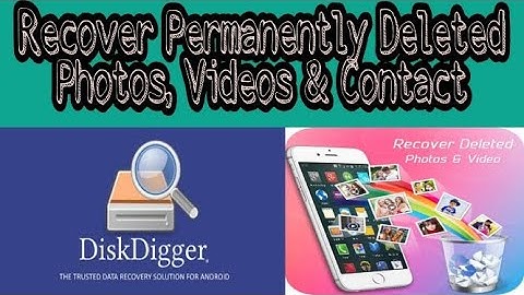 how to recover permanently deleted photos by using DiskDigger Application