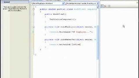 Microsoft Visual Studio 2008 Hello Workflow Application