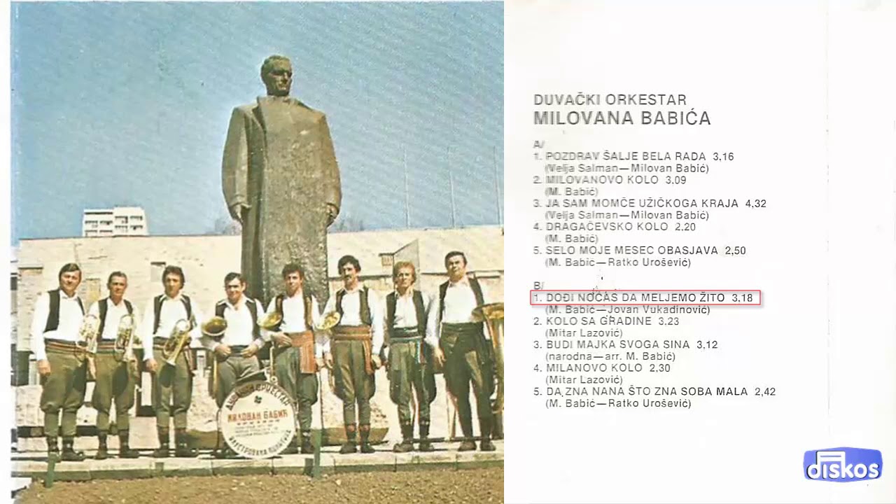 Duvacki Orkestar Milovana Babica - Dodji nocas da meljemo zito - (Audio 1982)