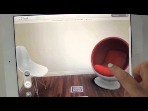 Peek Augmented Reality: Turn an online catalogue into a virtual showroom