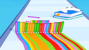 Pencil Rush 3D Game ALL LEVELS GAMEPLAY