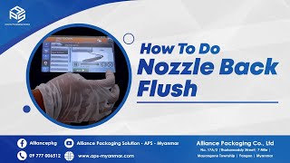 VJ 1000 series - How to do nozzle back flush
