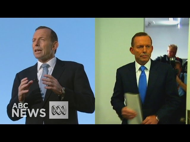 Tony Abbott: Former PM's dramatic political rise and fall class=