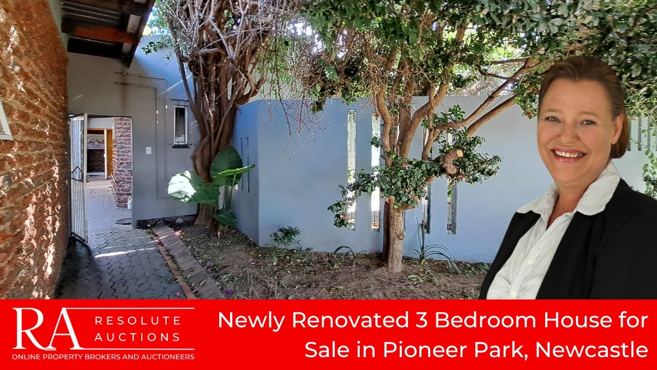 Newly Renovated 3 Bedroom House for Sale in Pioneer Park, Newcastle