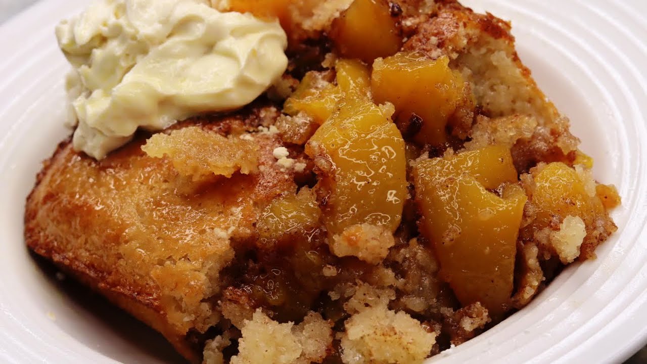 Quick And Easy Peach Cobbler Recipe YouTube Quick and easy peach cobbler recipe youtube