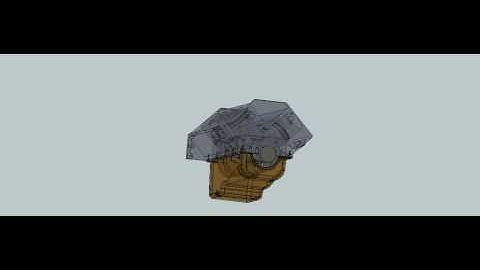 Solidworks V8 engine model