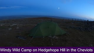 Wild Camp on Hedgehope Hill in the Cheviots via Linhope Spout.