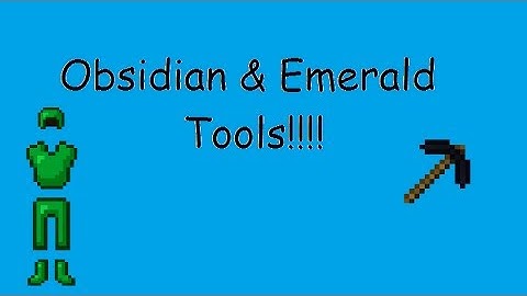 Minecraft Mod Showcase: Obsidian & Emerald Tools!!!
