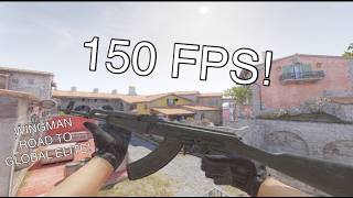 150 FPS! CS2 Wingman Road To Global