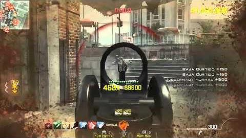 MW3 - Chaos mode in Underground (733 Combo) Solo