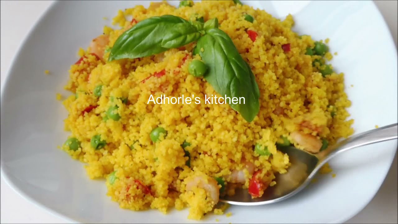 HOW TO MAKE THE PERFECT COUSCOUS RECIPE, SHRIMPS AND VEGETABLES