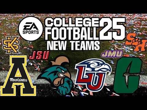 Meet The NEW Teams in EA College Football 25! - YouTube