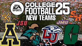 Meet The NEW Teams in EA College Football 25!