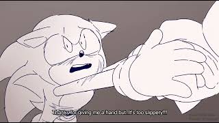 'Knuckles dropped Sonic' Short Funny Sonic The Hedgehog Animatic