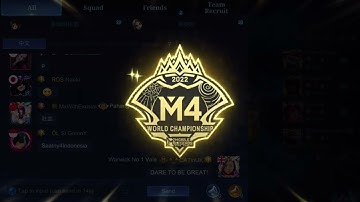 MLBB M4 Daily Task: Type the secret M4 message in chat 1 time