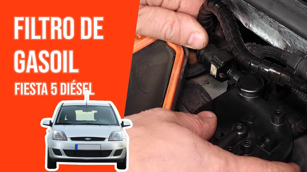 Cómo cambiar el filtro de gasoil FIESTA 5 1.4 TDCI ⛽ YouTube Cómo cambiar el filtro de gasoil FIESTA 5 1.4 TDCI ⛽ YouTube