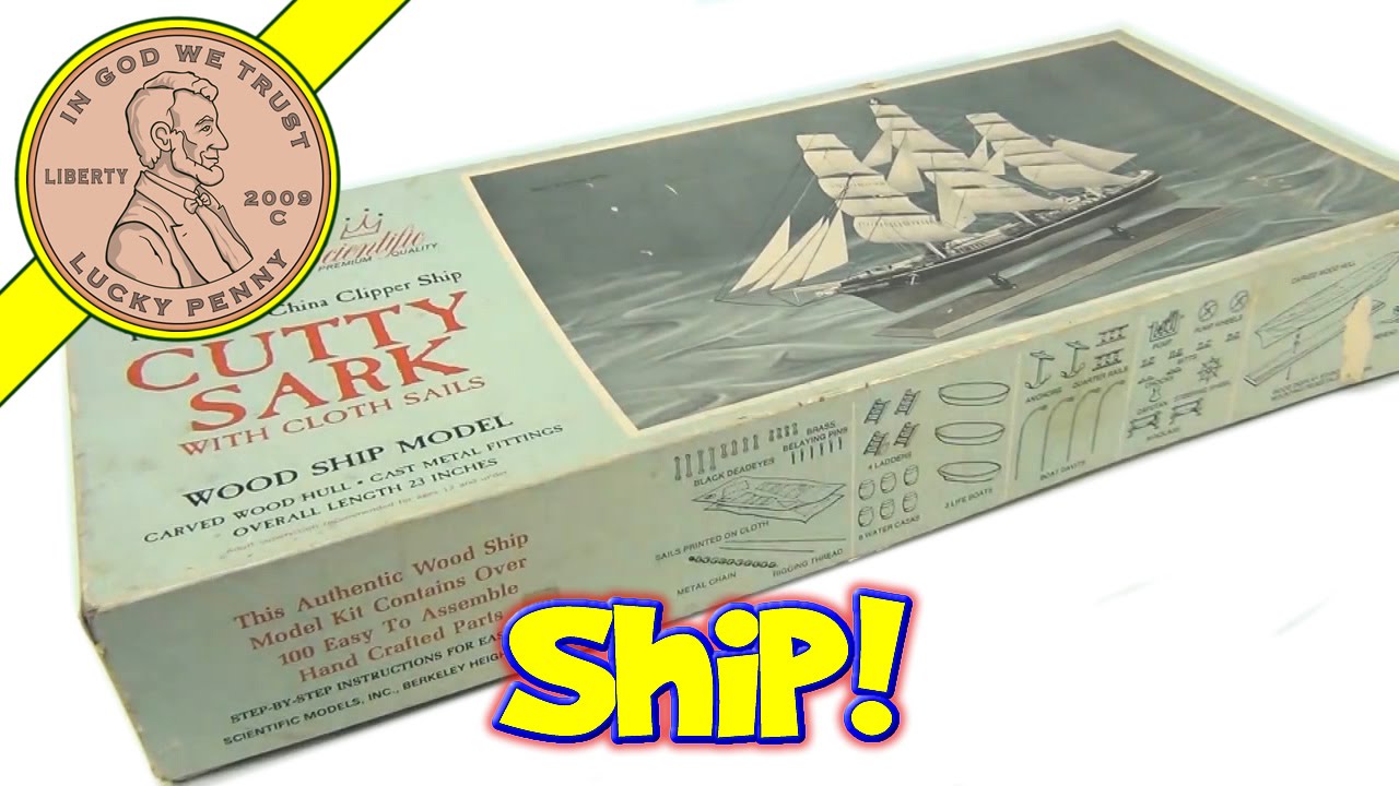 Cutty Sark Sailing Ship Model Building Kit 163 - Famous ...