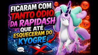 Ficaram com tanto ódio da rapidash que até esqueceram o kyogre