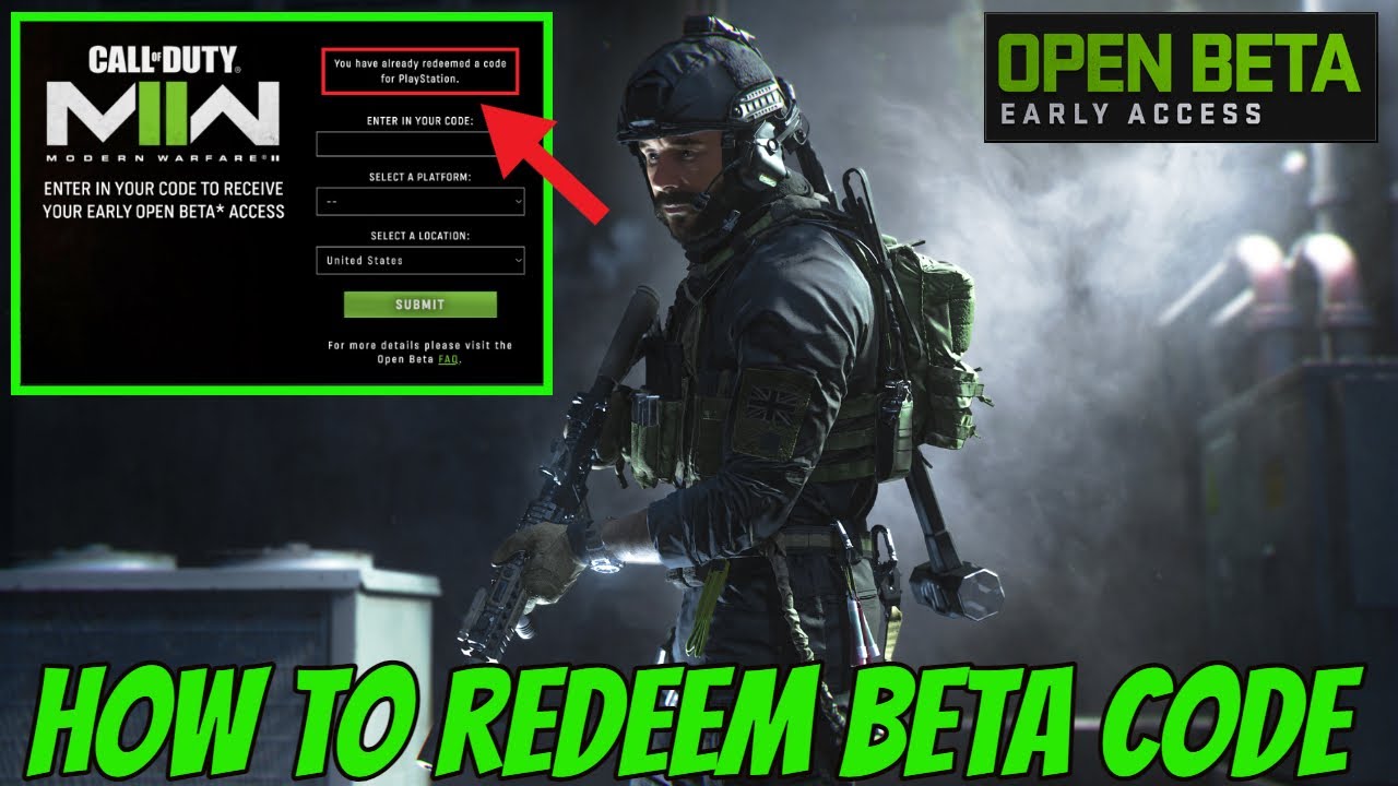 How to redeem your Modern Warfare 2 beta code