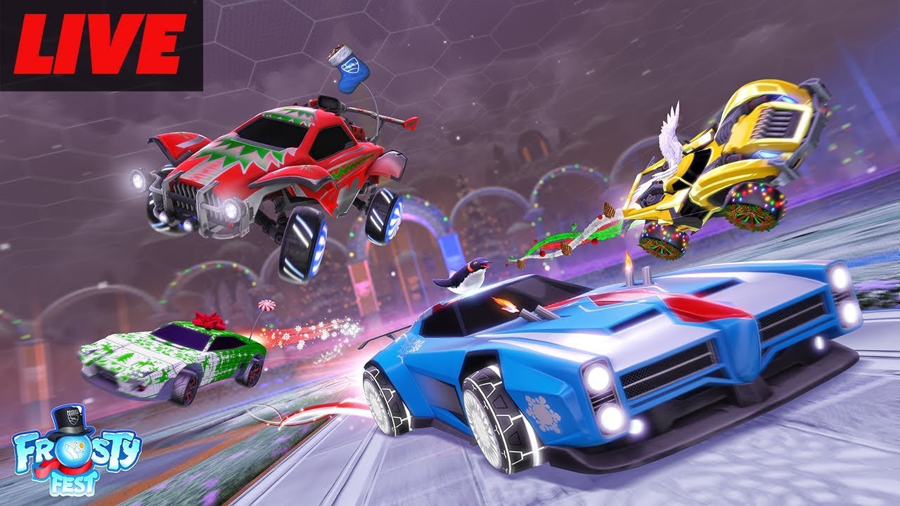 Rocket League Frosty Fest Livestream YouTube