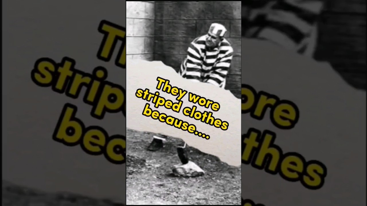 they wore striped clothes because...