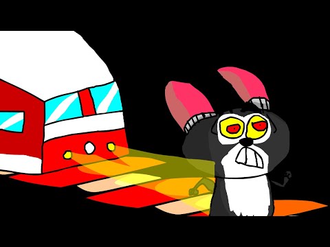 Pinguin of Madagascar Animation | Train kills Maurice