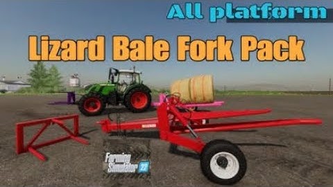 Lizard Bale Fork Pack. / New mod for all platforms on FS22