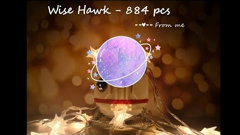 Wise Hawk 智鹰积木 " Spaceship Astronaut 飞船宇航员 " 884pcs I HMYT