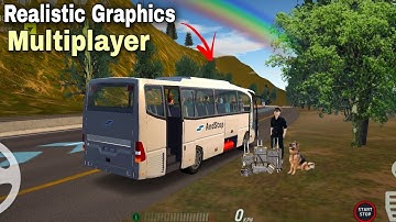 Realistic Graphics Bus Simulator Max Multiplayer Mode Android/iOS 2022 New Update Gameplay
