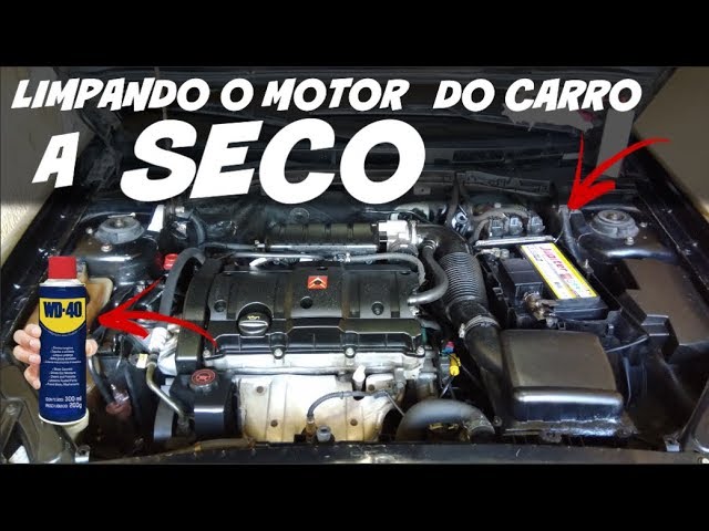 Como realizar a lavagem de motor do carro - WD-40 Portugal