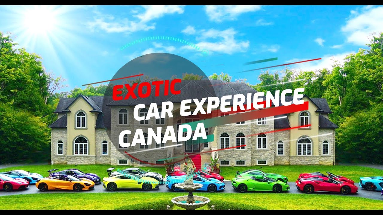 Exotic Car Tour Experience CANADA YouTube