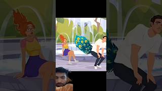 A men a peacock 🦚 #animation #saketa #facts