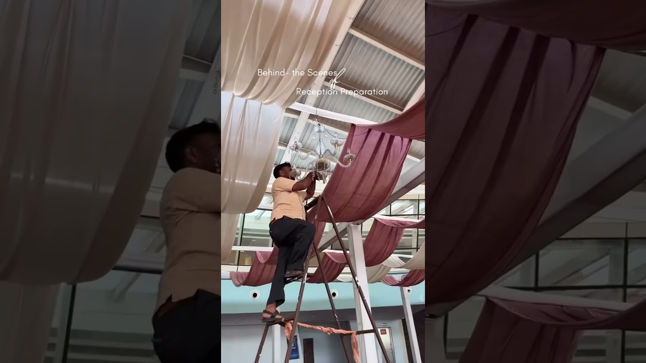 Behind every perfect reception is a team working their magic! ✨🤩