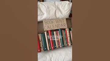 I got a BOOK advent calendar!!!!