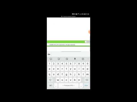 changement du code wifi du point d'accés 5G ZTE F680 V2 par telephone