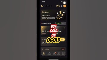 Ogold . Buy Gold on Ogold app . Best investments for gold in UAE #goldinvesting #ogold #uae #dubai