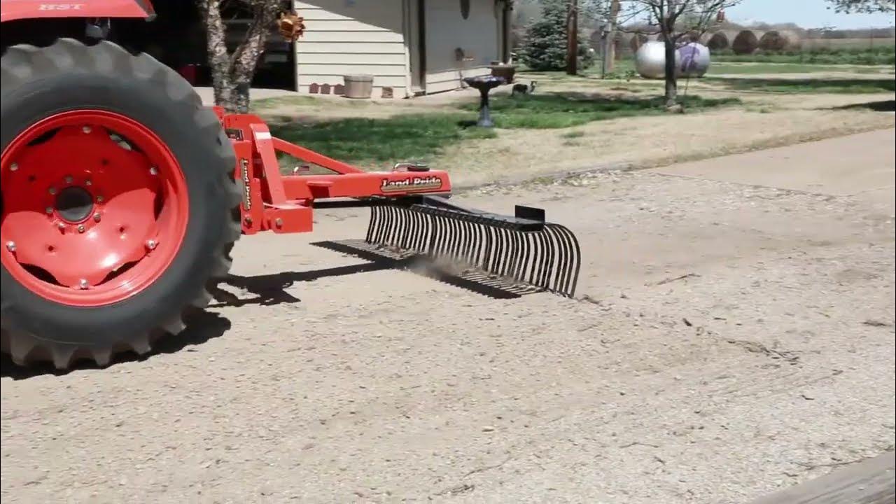 Land Pride LR37 Series Landscape Rake YouTube