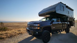 First Trip in my New Truck Camper. Caycus, CA #camping #truckcamper #truckcamping