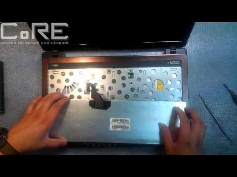 Как разобрать ноутбук ASUS K53, K73, K43 серии (Laptop ASUS K53, K73, K43 series disassembly)