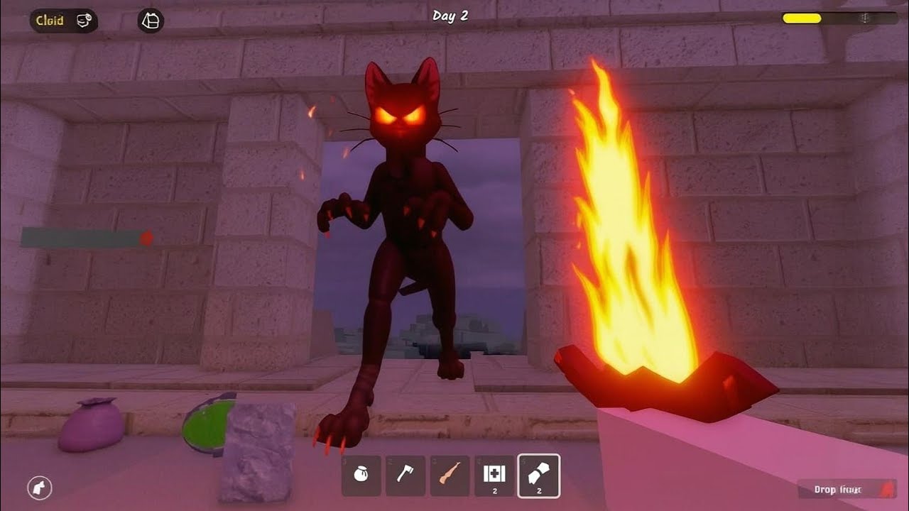 New update: Evil Cat is on the Hunt - 99 nights in the forest 