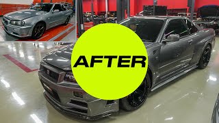 NISMOに伝説の車『Z-tune』【2億円】を作って欲しいとお願いしたら。。。。R34 GT-Rを持ち込んでみた。[#105]