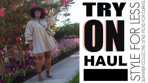 COLLECTIVE TRYON CLOTHING & SHOES HAUL 🛍️TARGET AMAZON HM & MORE I CURVY PLUS SIZE FASHION