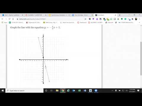 Delta Math   Graphing Lines from Equations